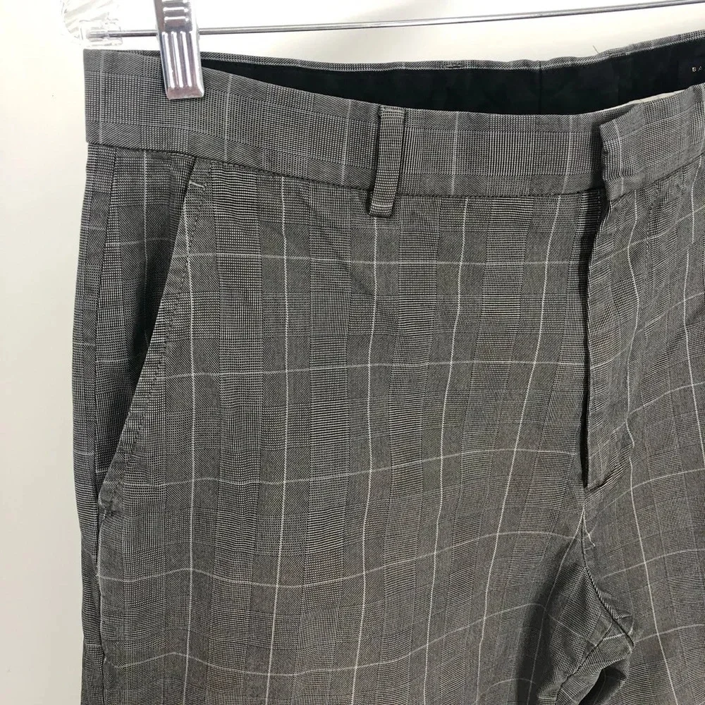 Banana Republic flat front trousers 35 x 30 grey